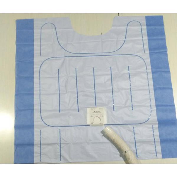 Upper Body Warming Blanket ICU Warming Control System Surgical SMS Fabric Free Air Unit color white size half body