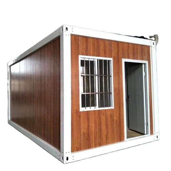 Prefabricated modular portable ready made 20ft 40ft tiny flat pack container van house prefab homes