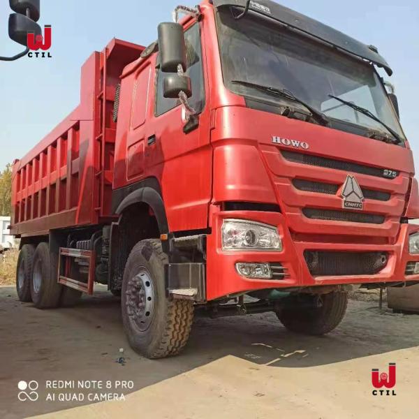 Тележка Dumper ручного привода самосвала перетаскивания минирования 6x4 u HOWO левая