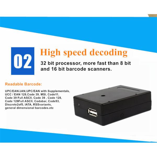 RS232 Fixed Barcode Scanner Module Kiosk Embedded Mini Barcode Reader YHD-M100L