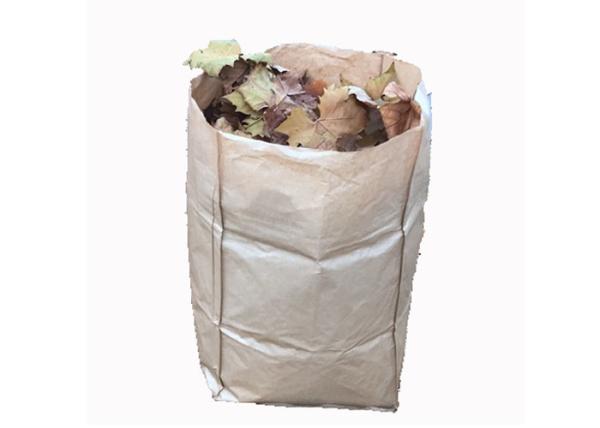 Recycled Heavy Duty Paper Bags 30 Gallon Capacity  For Home Garden  GMP Standard