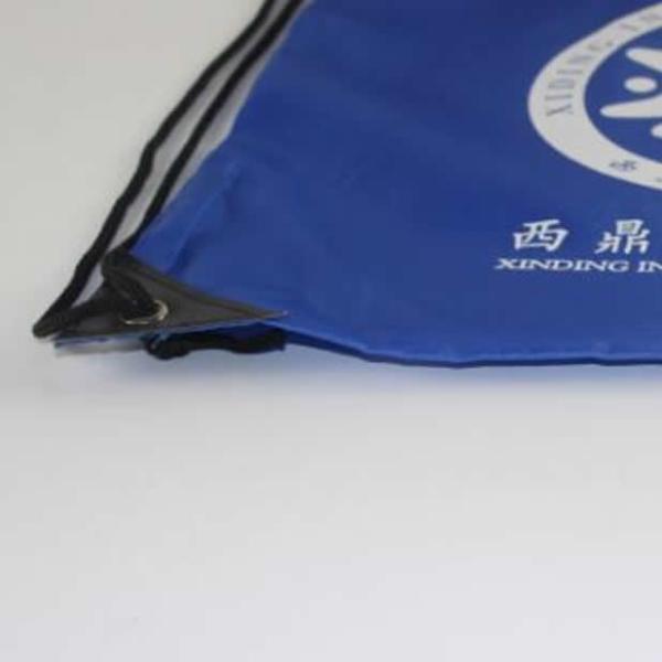 Polyester Drawstring backpacks for wholesale logo printed business gift marketing products waterproof sports bags