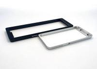Pièces d'extrusion en aluminium Ipad Écran de visualisation mobile Téléphone Bordure du boîtier Plaquage métallique