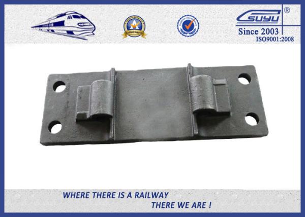 Placa baixa do trilho QT500-7 de aço, placa de laço do metal para a estrada de ferro do padrão do RUÍDO de UIC