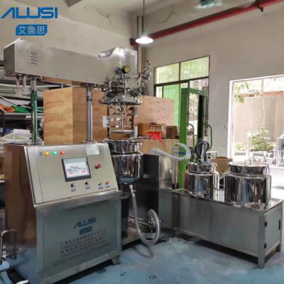50L PLC Touch Screen Lotion Homogenizer Emulsifier For Cosmetic Making Machine