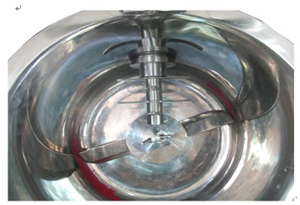 One Shaft Cosmetic Powder Mixer , 10KGS Capacity CE Standard / 2800RPM