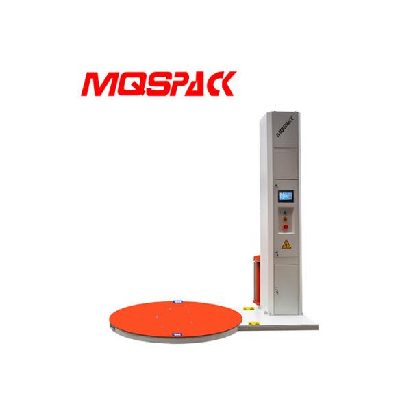 MQSPACK Semi Automatic Pallet Stretch Wrapping Machine With Consistant Tension