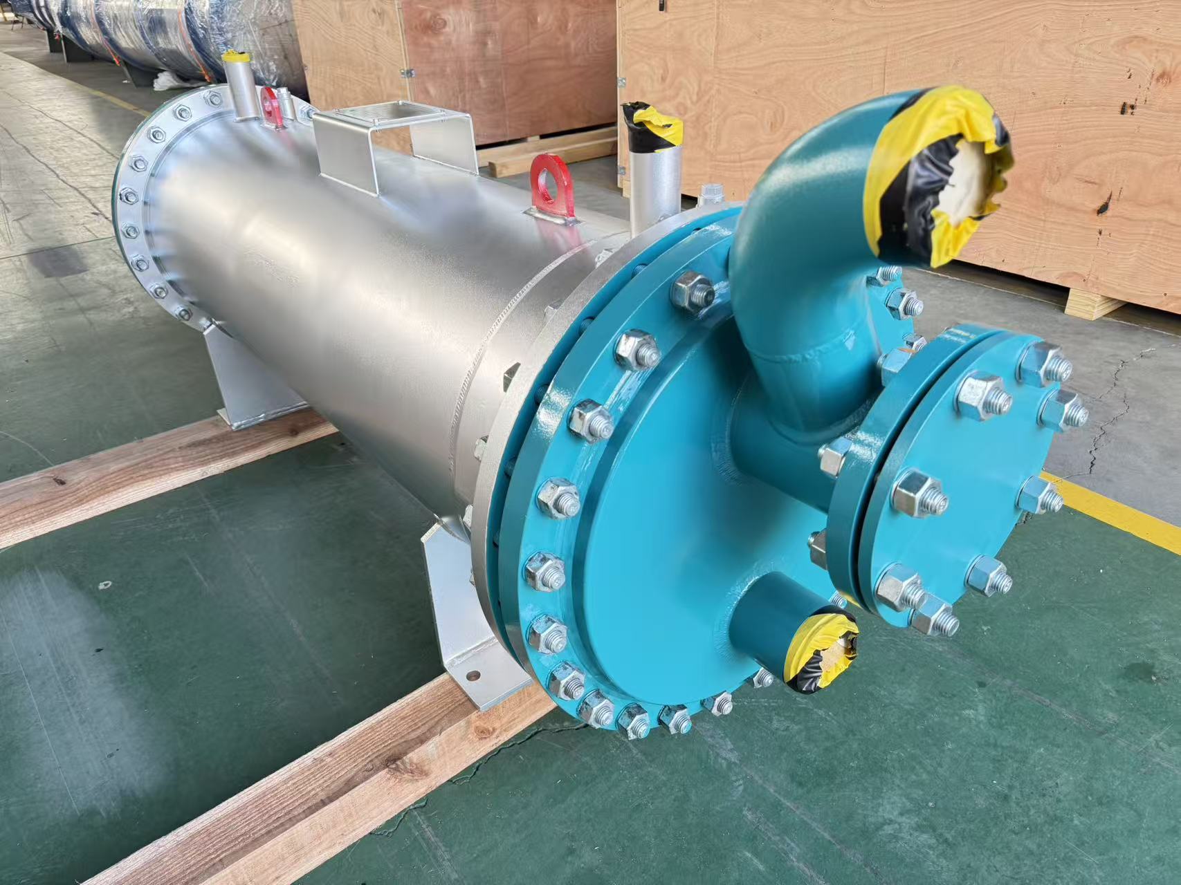 Custom Shell Tube Heat Exchanger Stainless Steel 304 316L Titanium Alloy