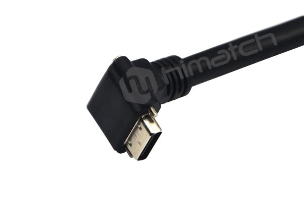 Mini PoCL Cable AIA standard SDR Right Angled to MDR CCD Camera Cable
