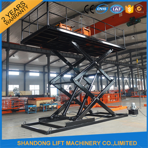 El Portable hidráulico de alta presión de la bomba de aceite Scissor la tabla de elevación para el garaje casero 