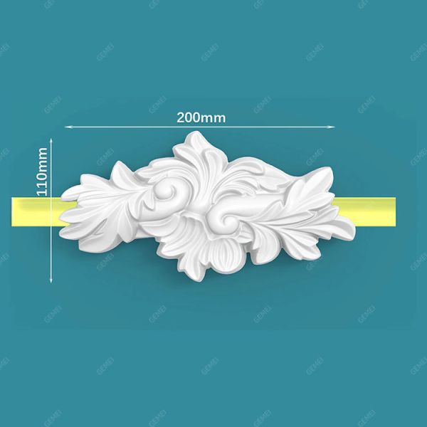 GD-85008 Hot-Sale Pu Foam Flat Fireproof Architectural Corner Mouldings For Church