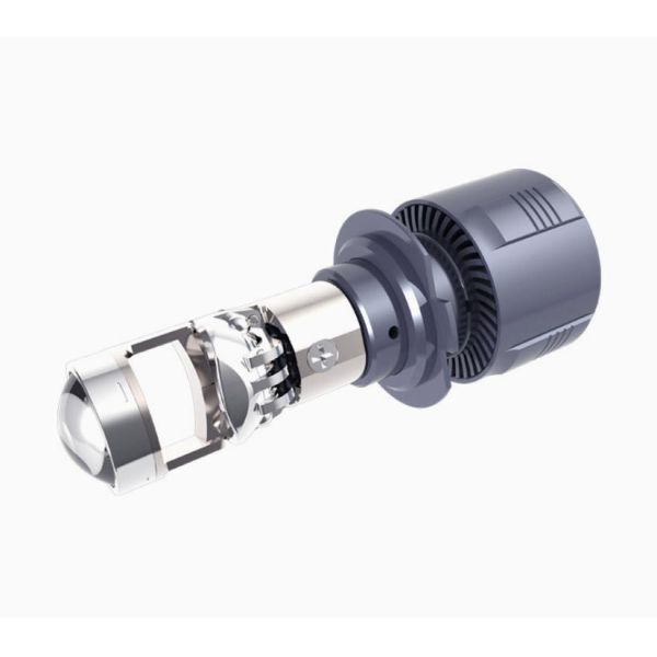 Easy Install Mini Projector Lens For Car Headlights HD Projection Enhanced Brightness