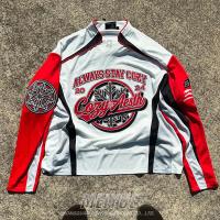 Sublimation personnalisée Maillots de football à manches longues Chemise en polyester Léger Antibactérien