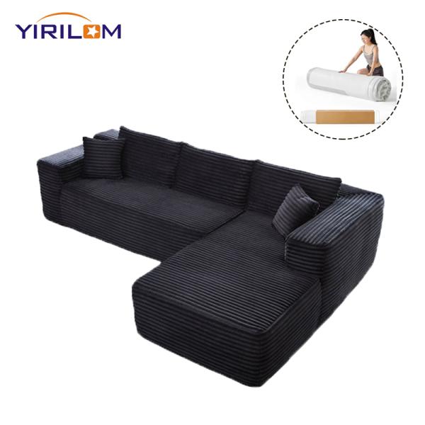 Set de sofá dormitorio cómodo y hermoso Sofá de compresión para sala de espera Usado