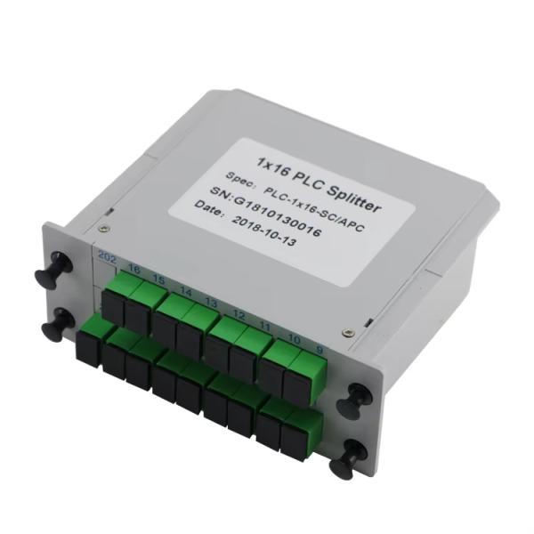 1×2 1×4 1×8 1×16 1×32 PLC Splitter Fiber Optic Card Type Insertion Type