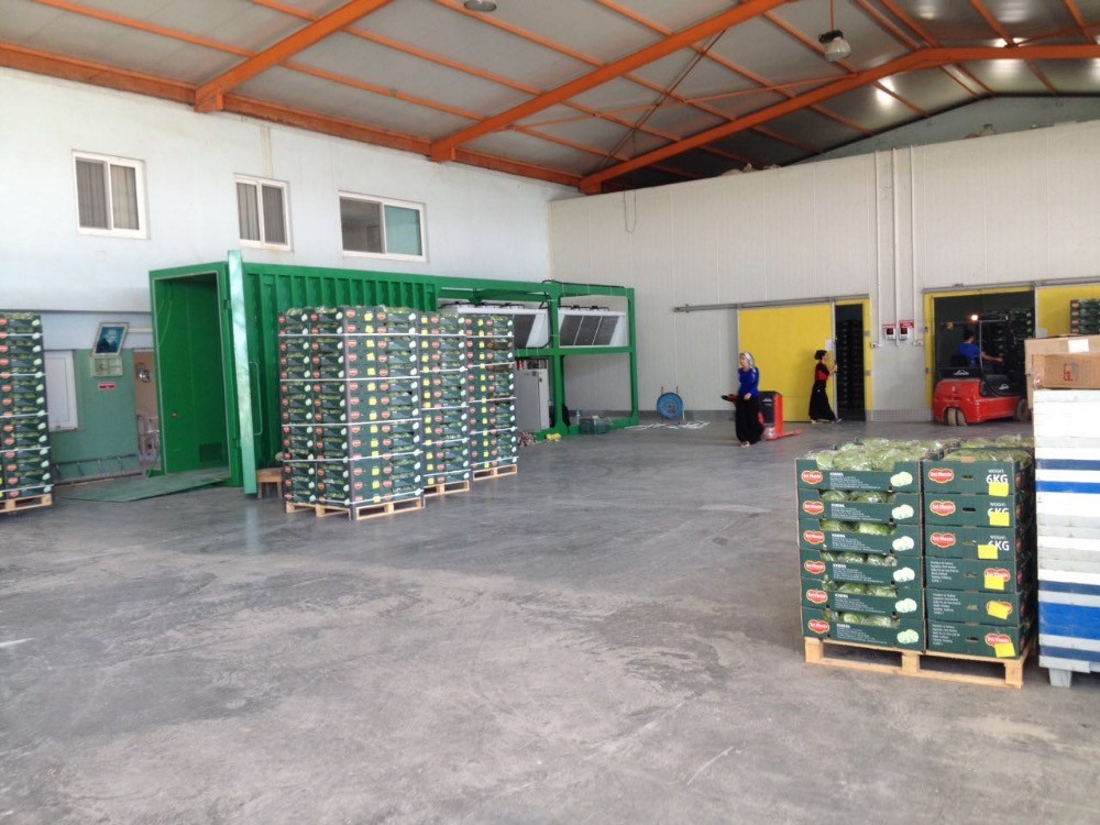 влага PLC охладителя R404A  вакуума овоща 75kw испаряя