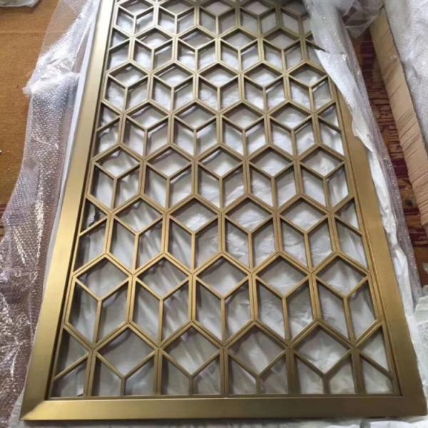 O CNC da decoração interior cortou os painéis da separação da sala de casa da tela do metal