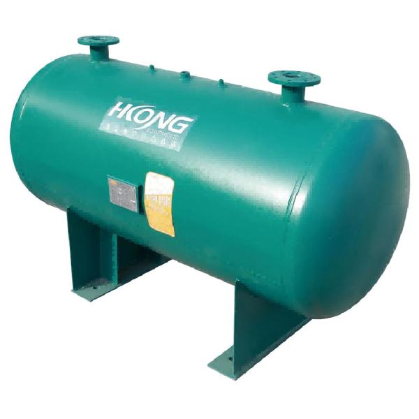 Pressure Stability Industrial Horizontal Air Receiver Tank Carbon Steel 0.8Mpa