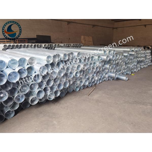 Low Carbon Galvanized 219mm OD Water Well Screen For Sand Control In Shallow Well
