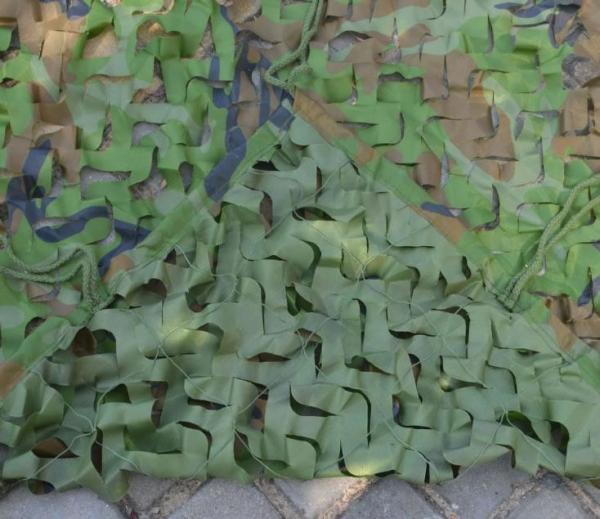 210D poliéster Camo resistente que pesca o fogo de 5 * de 5m - retardador para o abrigo