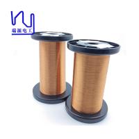 cobre esmaltado de alta tensão Solderable do fio de 0.1mm 0.2mm 0.3mm 0.4mm Fiw