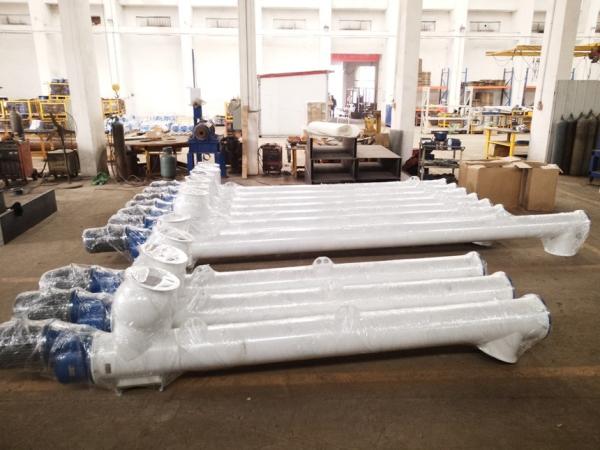 Professional Cement Screw Conveyor 219 With Motor / Horizontal Screw Conveyor