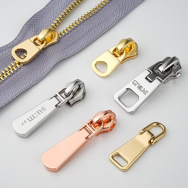 Customized Shape  5 3 Zipper  Pulls And Sliders For Bags Superior Custom Logo Zip Pull