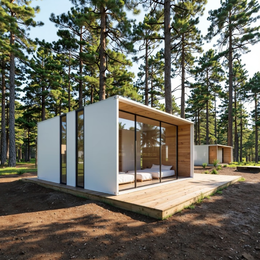 40ft Folding Container House with Sandwich Panel Material for Office Hotel Outdoor Warehouse Toilet Use