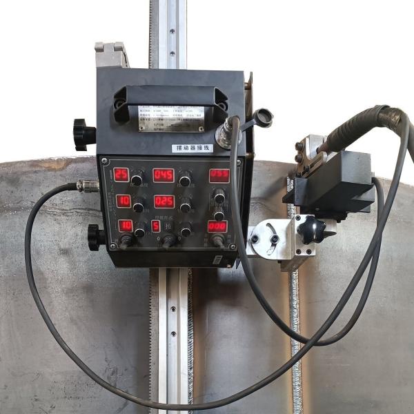 Construction Works Simple and Portable Tank Vertical Welding Machine with Welding Track 220V
