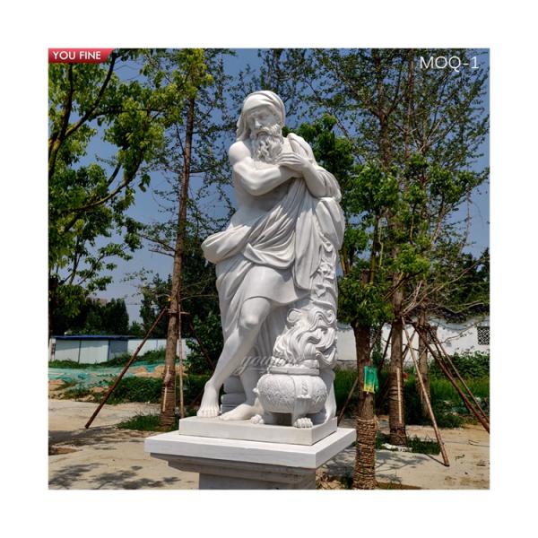 Outdoor Garden Marble Human Figure Sculpture