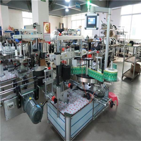 Automatic Sticker Label Applicator Square Bottle Labeling Machine On Double Sides / One Side