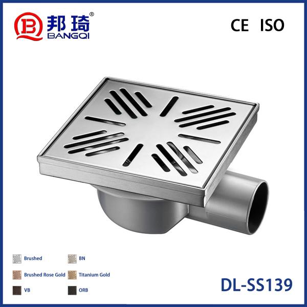 DL-SS139 Drainage de plancher en acier inoxydable européen