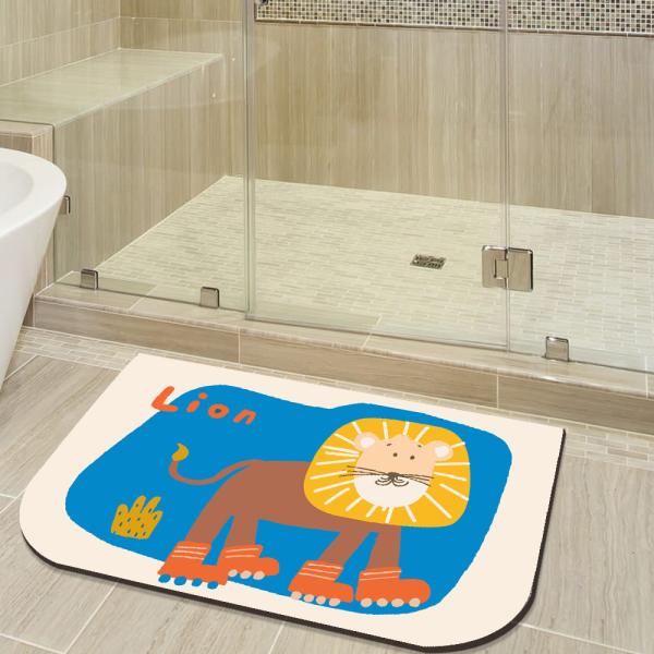 Технологии бархата полового коврика скида абсорбции воды половика ванны выскальзывания не круг анти- половинный