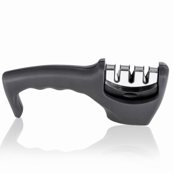 3 Stage Ceramic Knife Sharpener Egde Knife Sharpener For Steel Straight Knives