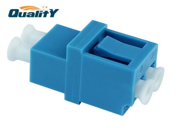 Duplex Ceramic Sleeve Optic Fiber Adapter High-Low type For FTTH / Passive Equipment