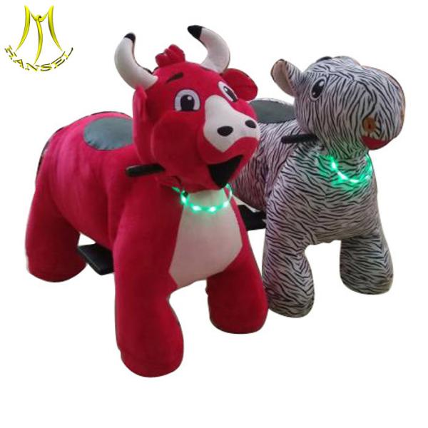 Hansel  plush four-wheel scooter in mall ride on horse toy pony