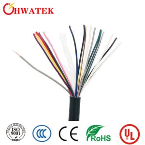 защищаемый 18Cx24AWG кабель серого цвета FRLSH ATC выполненный на заказ