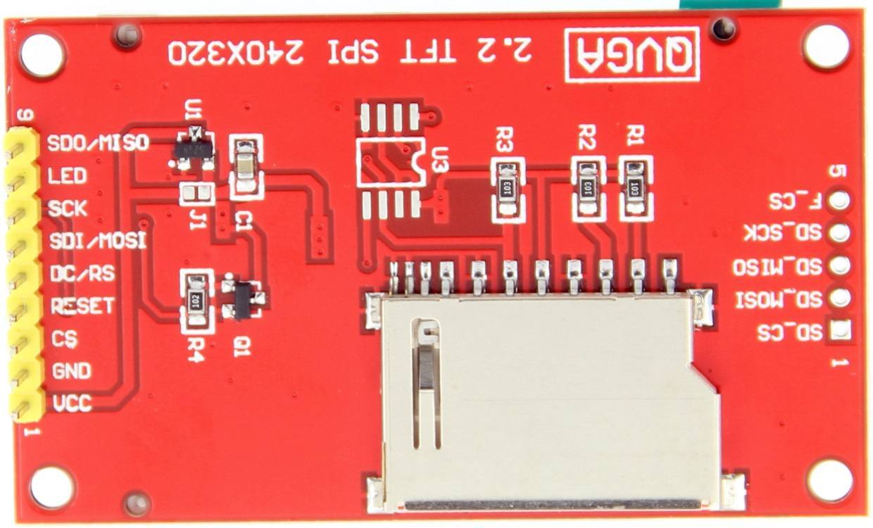 YBN022EGS-Q1 2.2-inch SPI Display LCD Module with 240*320 Resolution and SPI Interface