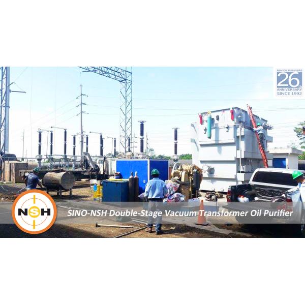 75KV BDV 3 PPM Moisture Content Vacuum Oil Purifier Transformer Oil Regeneration Machine