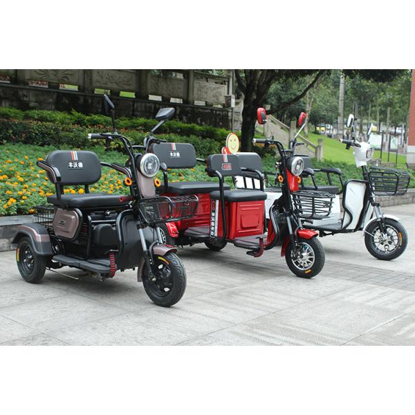 Two Passengers 60V 32Ah 1000W Three Wheel Electric Scooter