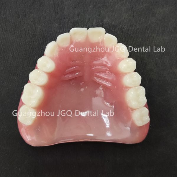 Custom Acrylic Removable Dentures Natural Looking From China Dental Lab