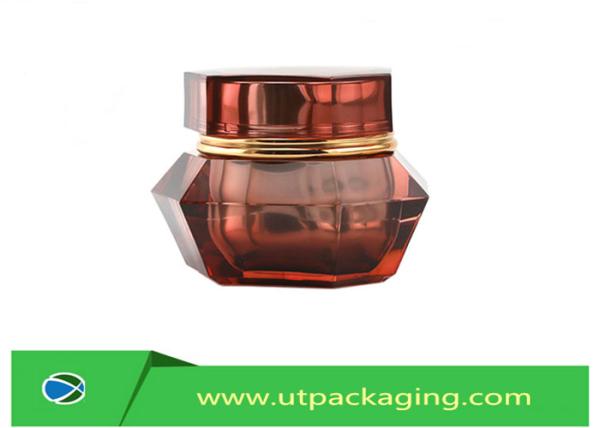 New wholesale 15g 30g diamond shape cream jar ,plastic jar Cosmetic Jar