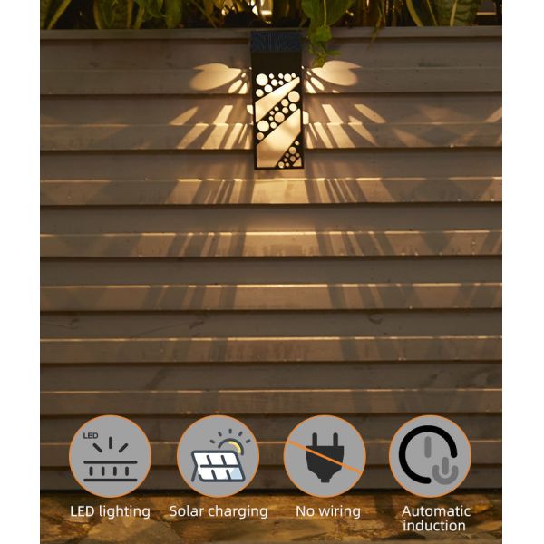 IP65 Waterproof Soalr Fence Lights For Garden