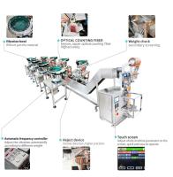 Vis de cachetage de sachet en plastique comptant la machine de conditionnement d'attache de boulons de machine à emballer