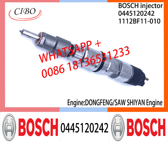 Собрание 0445120242 1112BF11-010 инжектора топлива 1112BF11-010 BOSCH 0445120242 первоначальное для DONGFENG/SAW SHIYAN