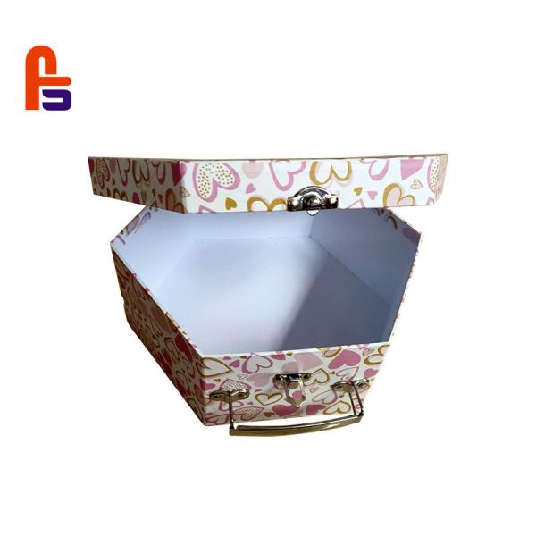100% Recycled Cardboard Suitcase Packaging Box , Small Suitcase Gift Box Durable