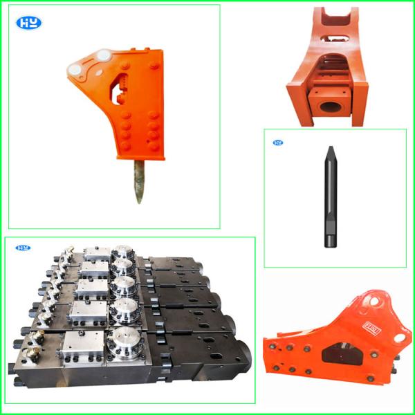 400BPM - 800BPM Excavator Rock Hammer 7-14t Skid Steer Hydraulic Breaker Hammer