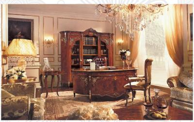 Luxury Villa/European Antique Home Office Furniture,Desk,Bookcase,VS-003