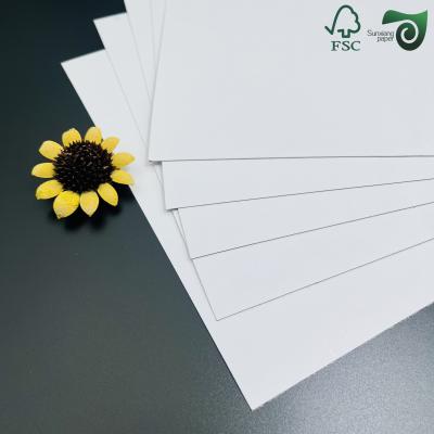 1mm 820g White Cardboard FSC With Grey Middle Layer 2 Layer Laminated Carton Board 31 43