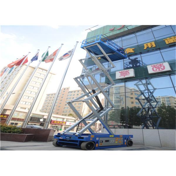 45% Gradeabilit Scissor Lift Trailer , One Man Scissor Lift Emergency Descent System